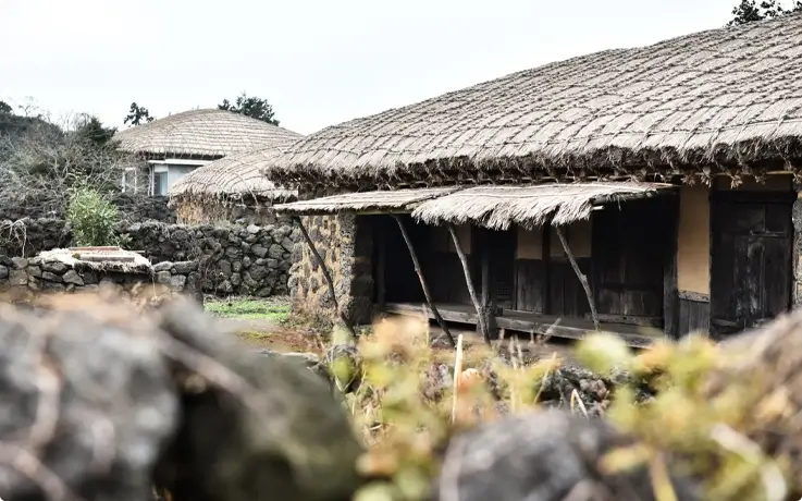 Seongeup Folk Village in Jeju