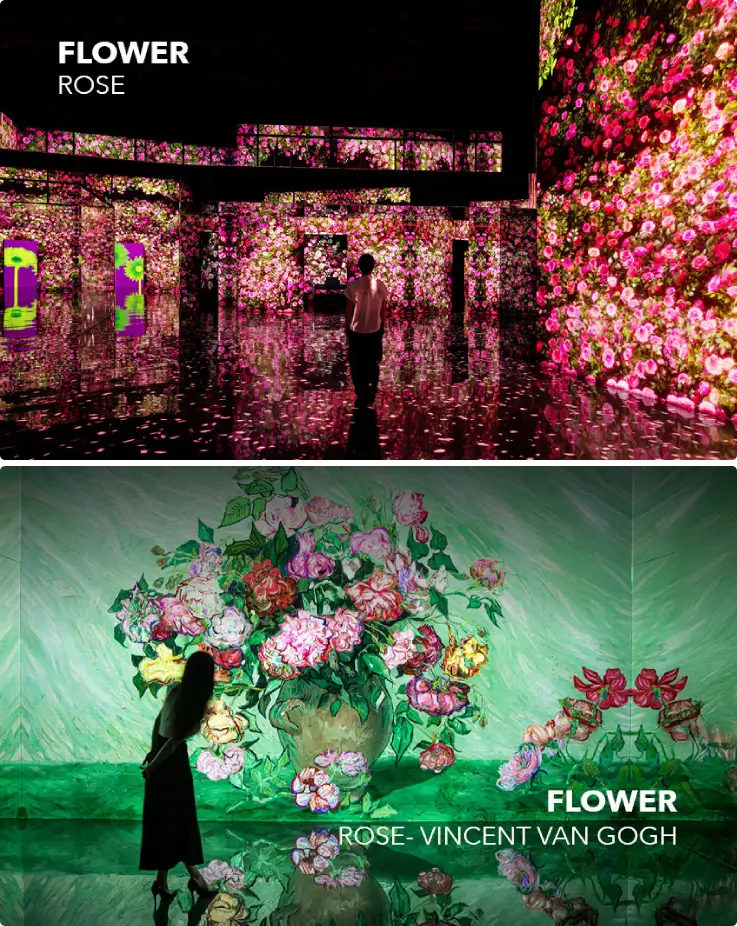 Media art installations at Yeosu Arte Museum.