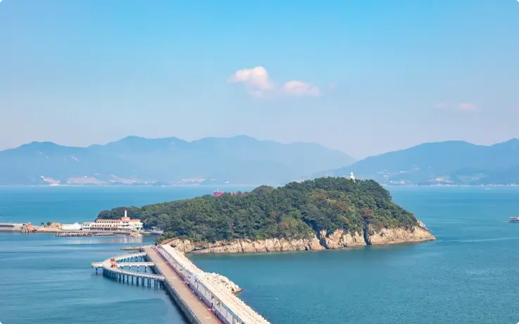 Odongdo Island in Yeosu.