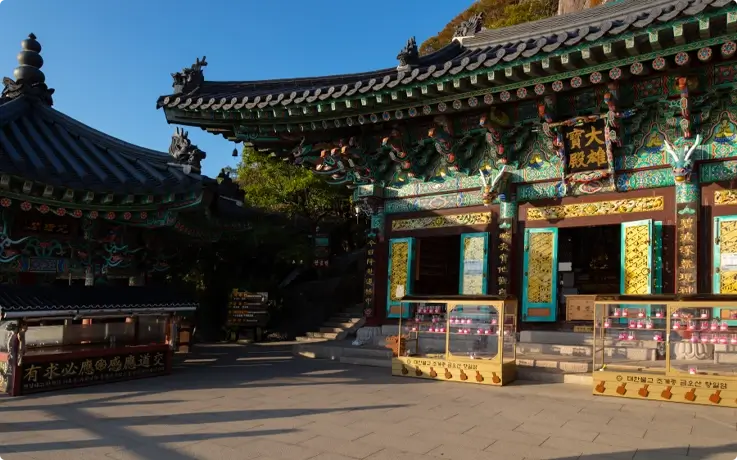 Hyangiram Hermitage temple in Yeosu.