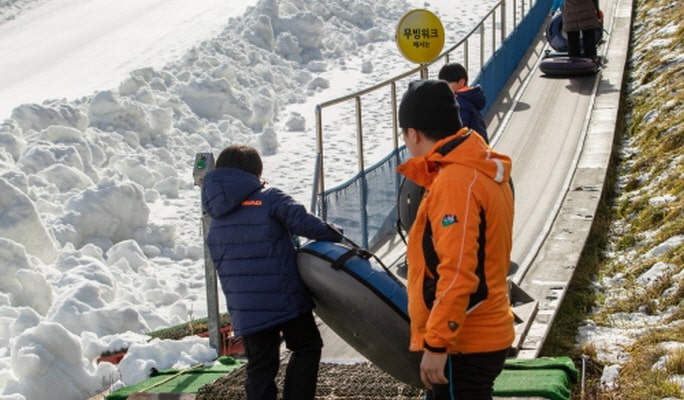 雪橇通行證：龍平滑雪場