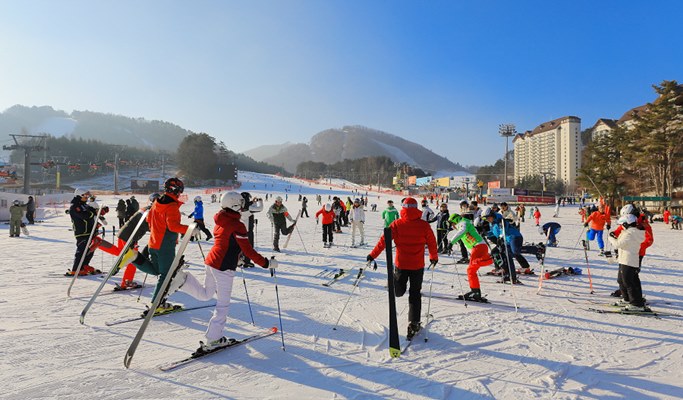 Tour sci/snowboard 2D1N: Yongpyong Ski Resort