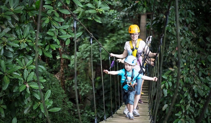 Flight of the Gibbon - 2D1N Zipline Adventure from Chiang Mai (+Segway Tour/Mountain Biking)