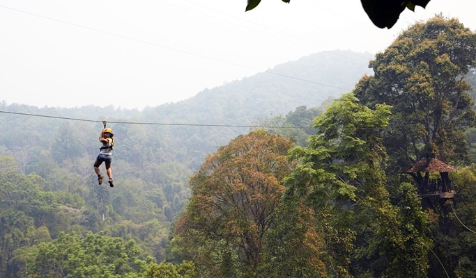 Flight of the Gibbon - 2D1N Zipline Adventure from Chiang Mai (+Segway Tour/Mountain Biking)